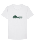 Save our mother NATURE! Tricou mânecă scurtă guler larg Bărbat Skater