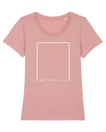 Bottom Line Tricou mânecă scurtă guler larg fitted Damă Expresser
