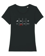 CODE Tricou mânecă scurtă guler larg fitted Damă Expresser