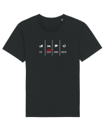 Eat Sleep Work Repeat Tricou mânecă scurtă Unisex Rocker