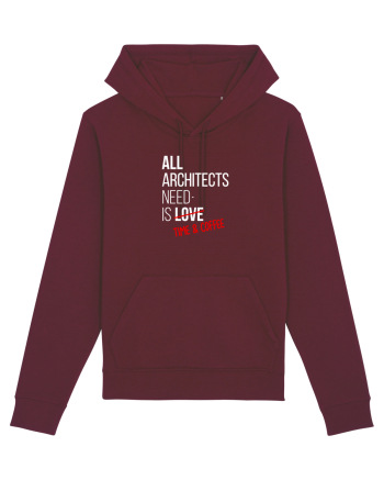 Arhitects need coffee Burgundy
