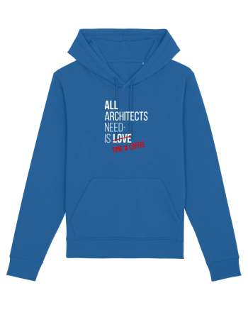 Arhitects need coffee Royal Blue