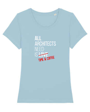 Arhitects need coffee Sky Blue