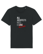 Arhitects need coffee Tricou mânecă scurtă Unisex Rocker