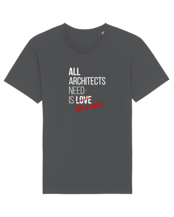 Arhitects need coffee Anthracite