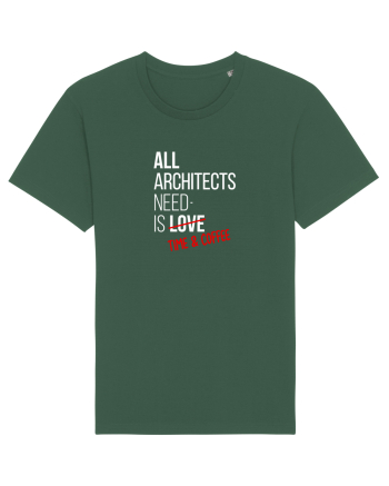 Arhitects need coffee Bottle Green
