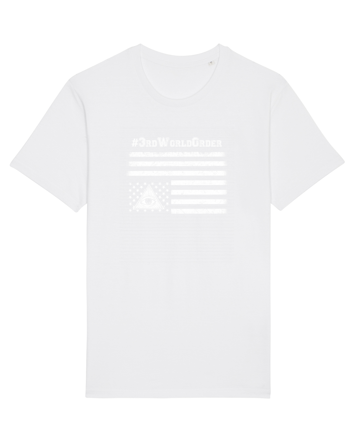 Tricou mânecă scurtă Unisex Rocker White