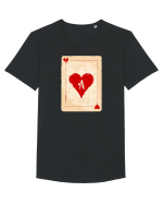 As de rosu Tricou mânecă scurtă guler larg Bărbat Skater