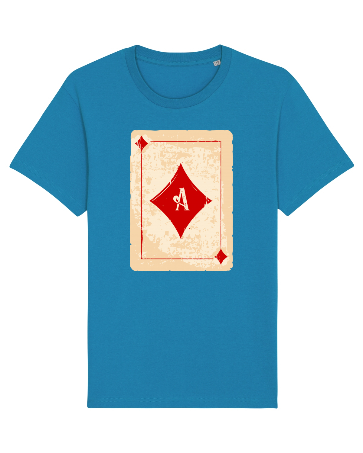 Tricou mânecă scurtă Unisex Rocker Azur