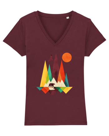 Mountains Burgundy