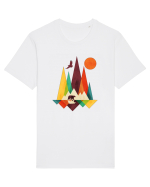 Mountains Tricou mânecă scurtă Unisex Rocker