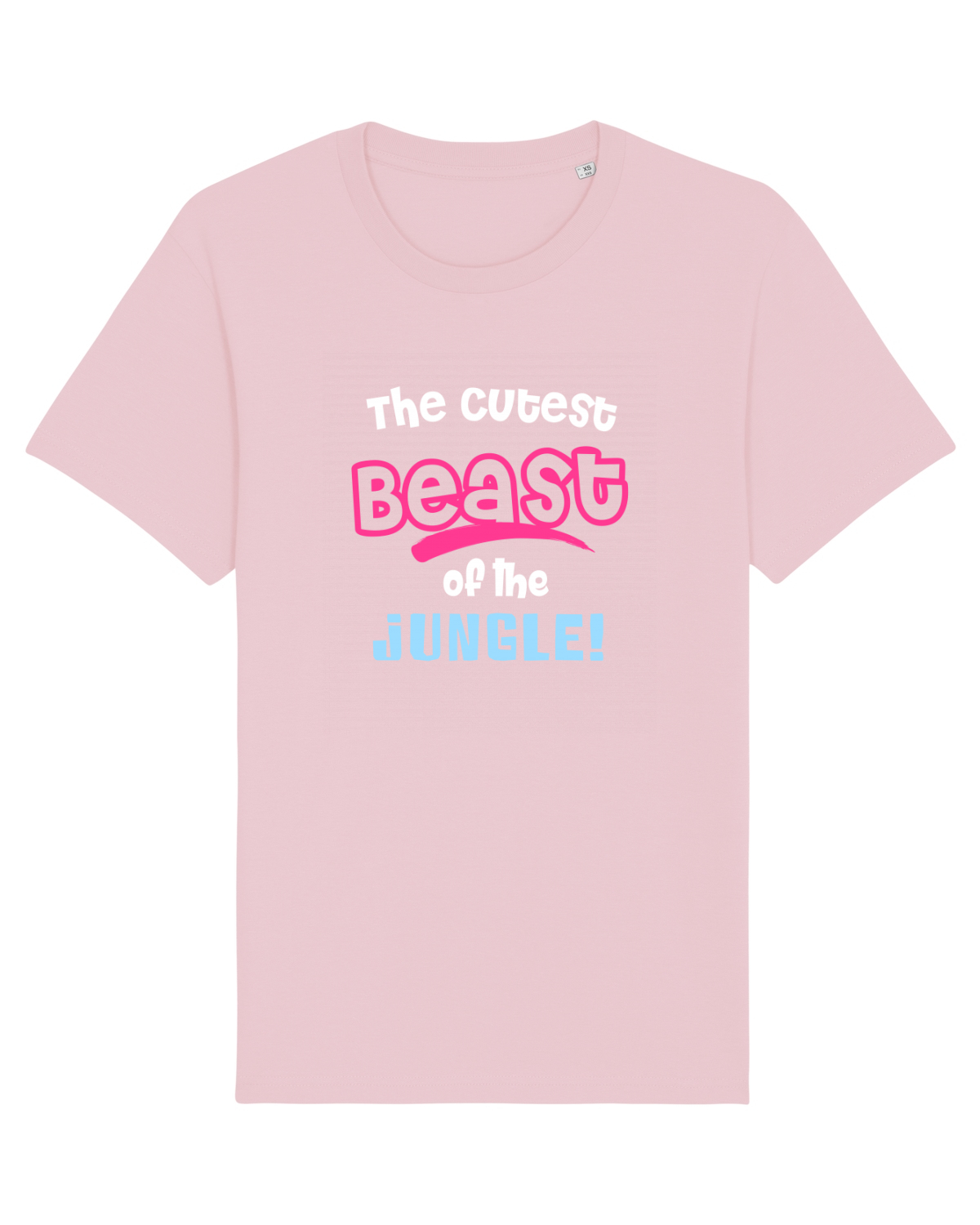 Tricou mânecă scurtă Unisex Rocker Cotton Pink
