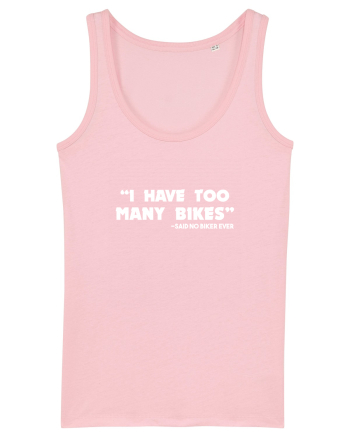 Too many bikes Cotton Pink