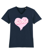 Bitchie Tricou mânecă scurtă guler V Bărbat Presenter