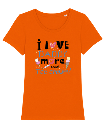 I love daddy Bright Orange
