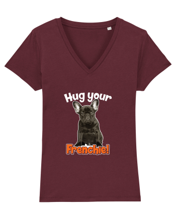Hug your Frenchie Burgundy