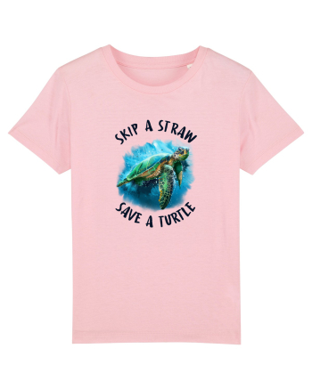 Save a turtle Cotton Pink