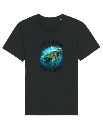 Save a turtle Black
