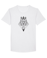 LUP Tricou mânecă scurtă guler larg Bărbat Skater