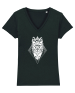 WOLLF Tricou mânecă scurtă guler V Damă Evoker