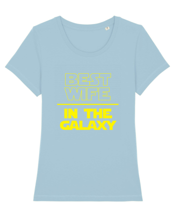 Best Wife in the Galaxy Sky Blue