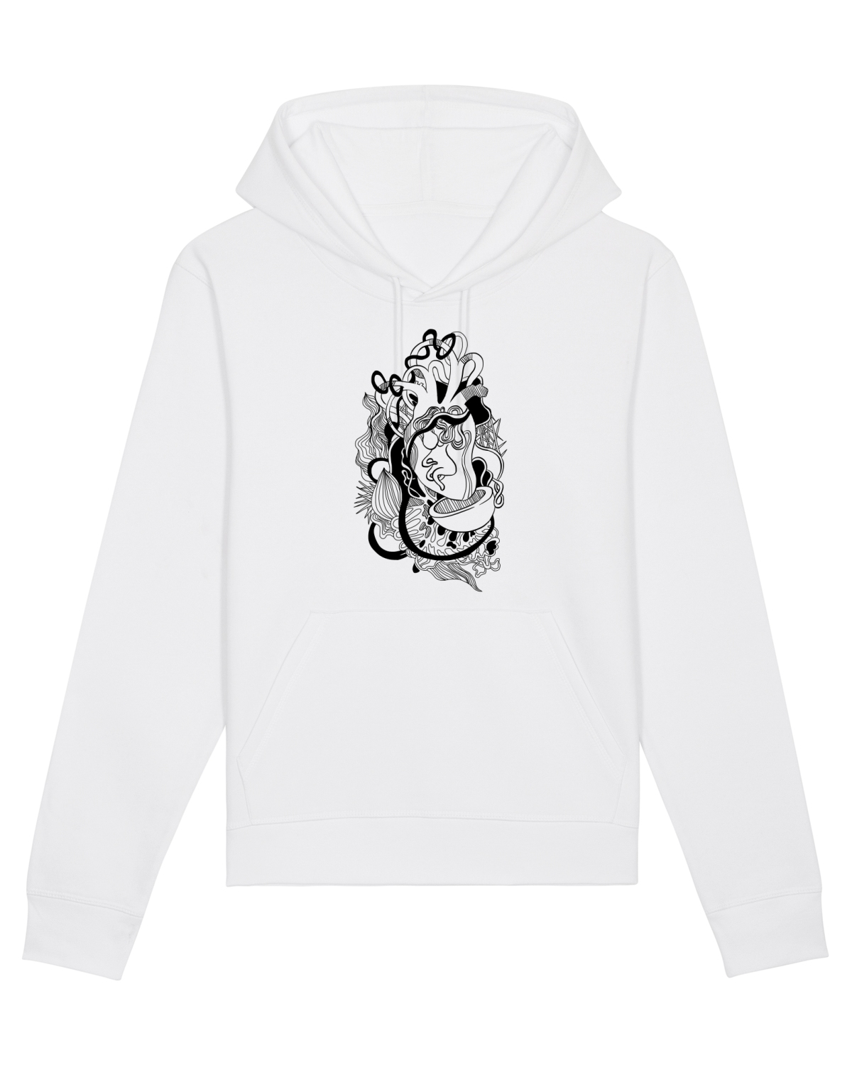 Hanorac Unisex Drummer White