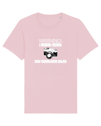 I shoot first. Cotton Pink