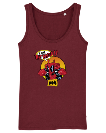 I am the night bat. Burgundy