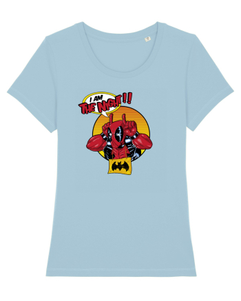 I am the night bat. Sky Blue
