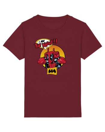 I am the night bat. Burgundy
