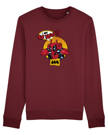 I am the night bat. Burgundy