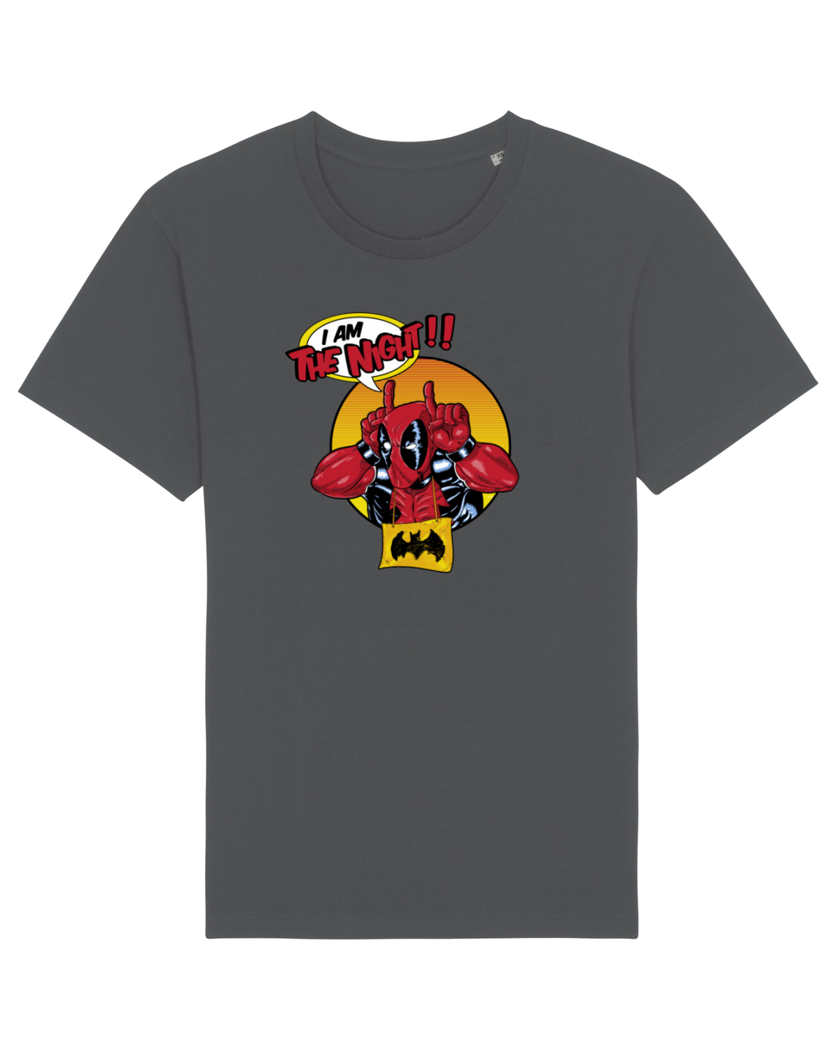 Tricou mânecă scurtă Unisex Rocker Anthracite