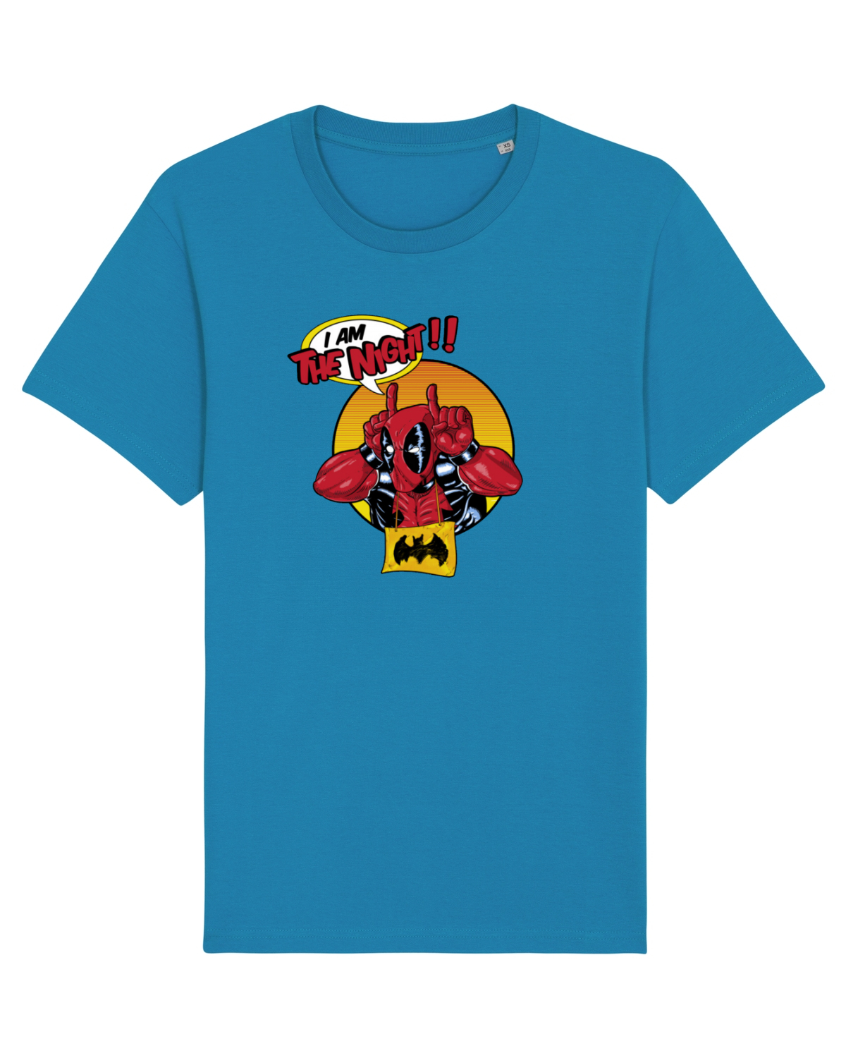 Tricou mânecă scurtă Unisex Rocker Azur