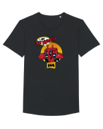I am the night bat. Tricou mânecă scurtă guler larg Bărbat Skater