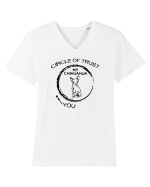Chihuahua Tricou mânecă scurtă guler V Bărbat Presenter