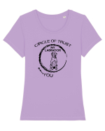 Labrador Tricou mânecă scurtă guler larg fitted Damă Expresser