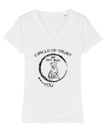 Pit Bull Tricou mânecă scurtă guler V Damă Evoker