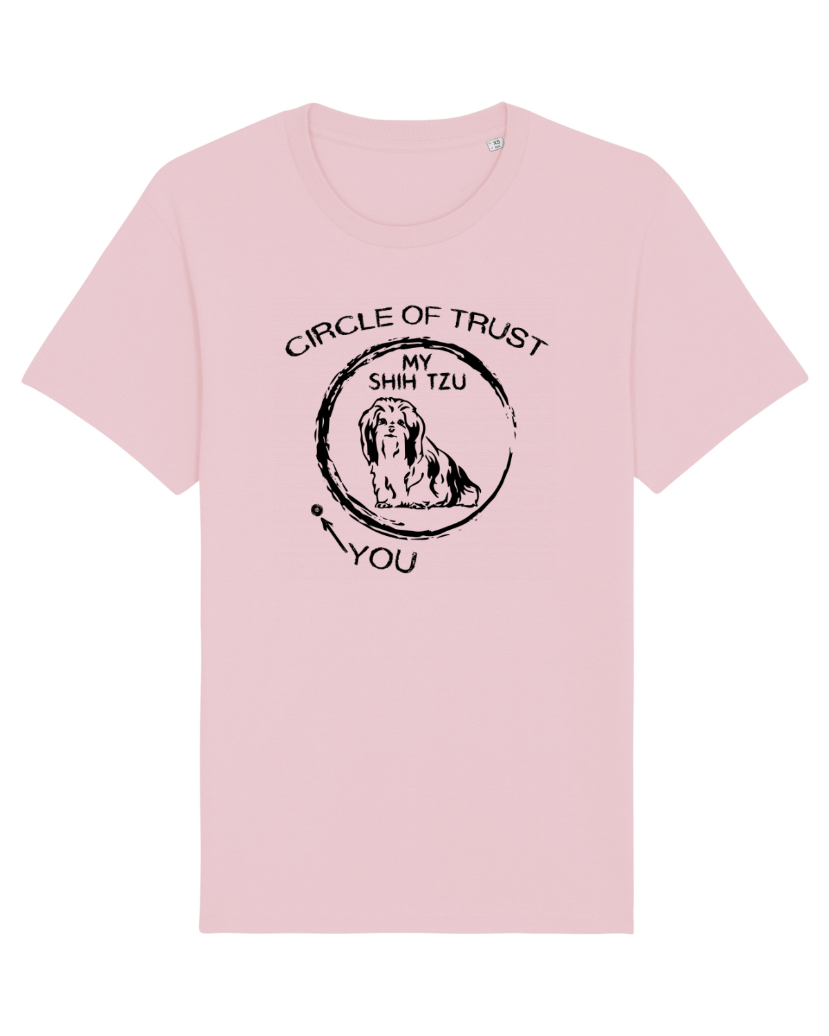 Tricou mânecă scurtă Unisex Rocker Cotton Pink