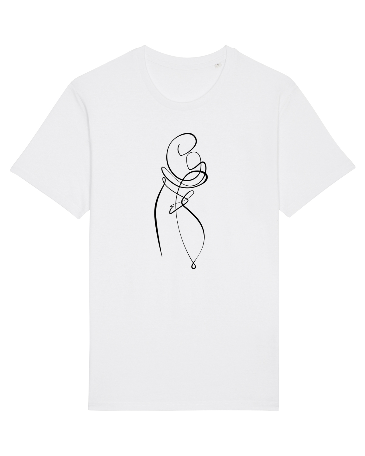 Tricou mânecă scurtă Unisex Rocker White