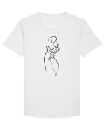 Îmbrățișare Tricou mânecă scurtă guler larg Bărbat Skater