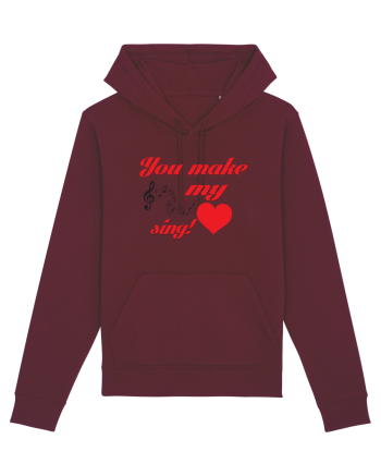 My heart sing Burgundy