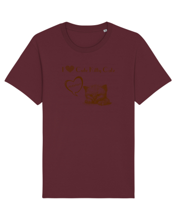 Cute kitty catz Burgundy