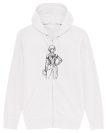 Tron Girl Hanorac cu fermoar Unisex Connector