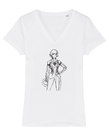 Tron Girl White