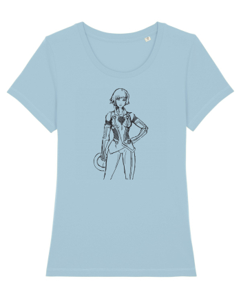 Tron Girl Sky Blue