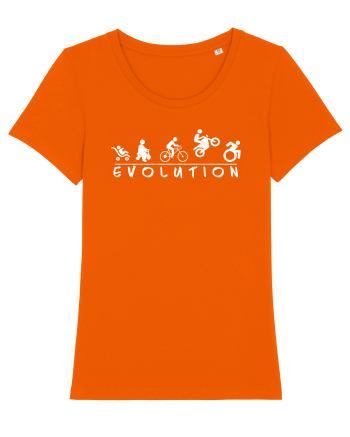 Evolution Funny Bright Orange