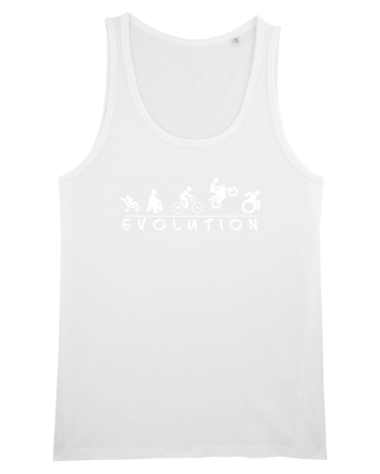 Evolution Funny White