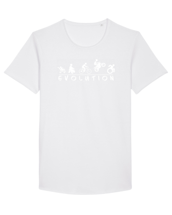 Evolution Funny White