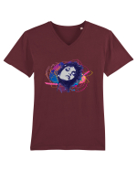 Ganduri colorate Tricou mânecă scurtă guler V Bărbat Presenter