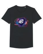 Ganduri colorate Tricou mânecă scurtă guler larg Bărbat Skater